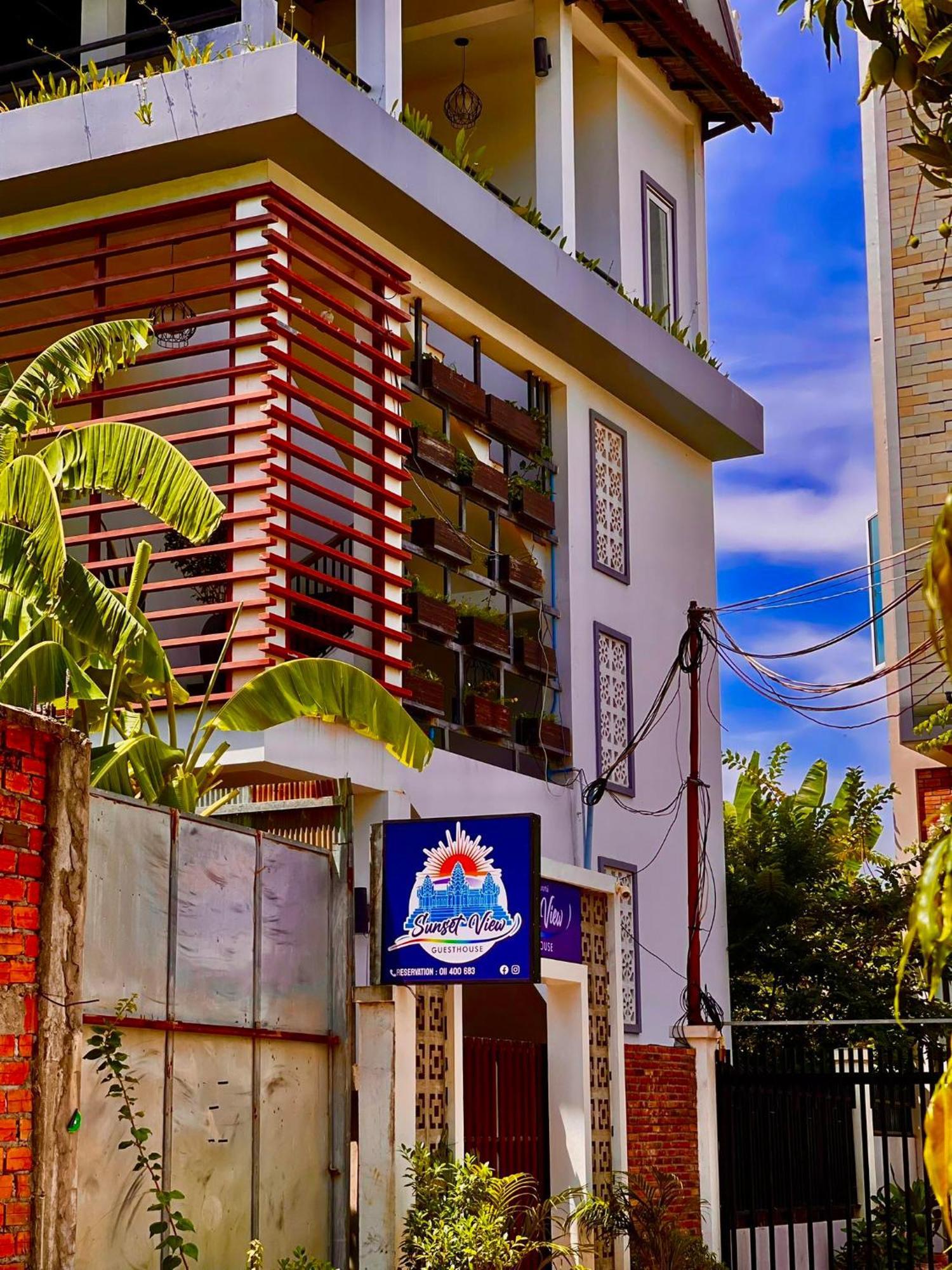 Sunset View Guest House Ciudad de Siem Riep Exterior foto